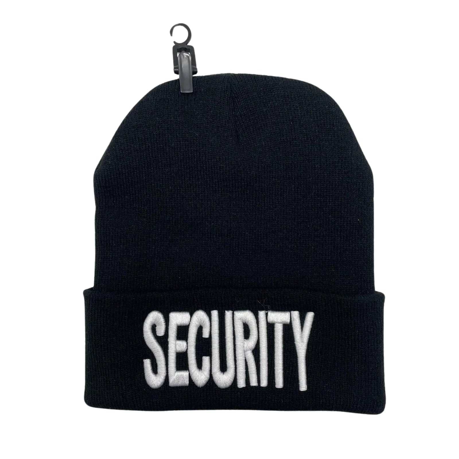 LONG BEANIE W/EMBROIDERY (SECURITY) 1DZ/$30