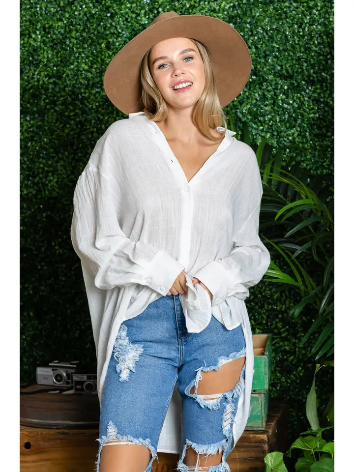 ST0105-PK3-WASHED OVERSIZED BUTTON UP SHIRTS-$18 (SML:111=3PCS)