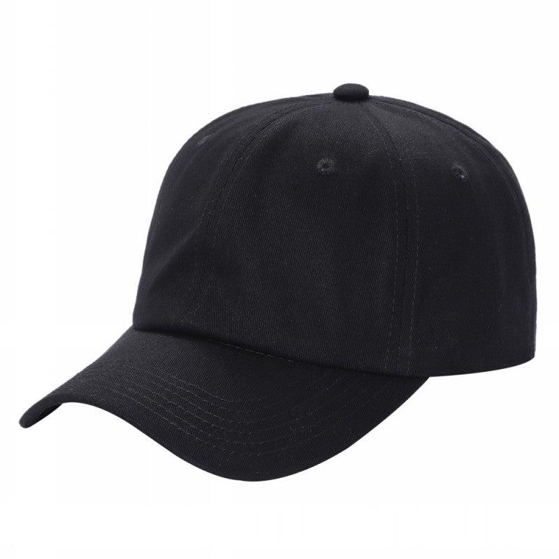Cotton Dad Hat Solid 6panel Buckle Adjustable Blank Caps Cdh - Navy - Burzip Wholesale