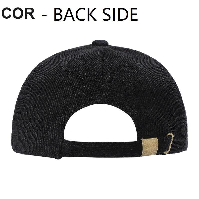 CORDUROY Solid Buckle Hat - selected color - Burzip Wholesale