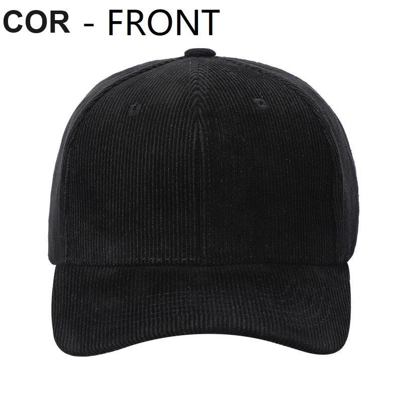 CORDUROY Solid Buckle Hat - selected color - Burzip Wholesale