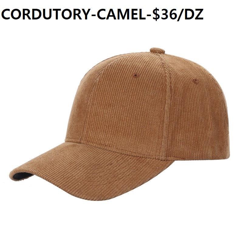 CORDUROY Solid Buckle Hat - D.GREEN - Burzip Wholesale