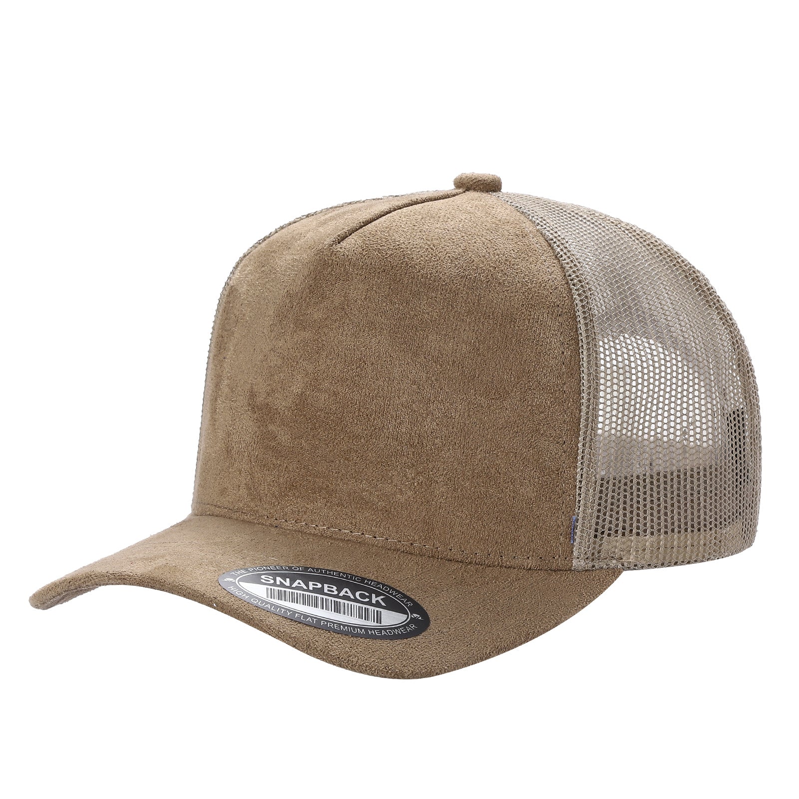 SUM>5PANEL SUEDE FRONT AND MESH BACK KHAKI COLOR
