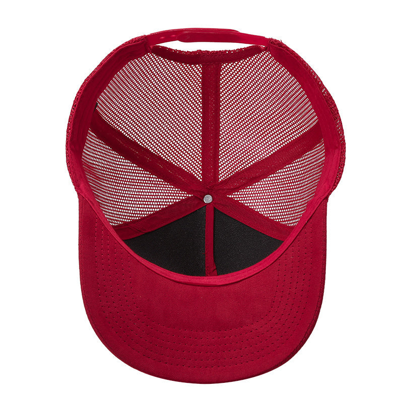 SUM>5PANEL SUEDE FRONT AND MESH BACK KHAKI COLOR