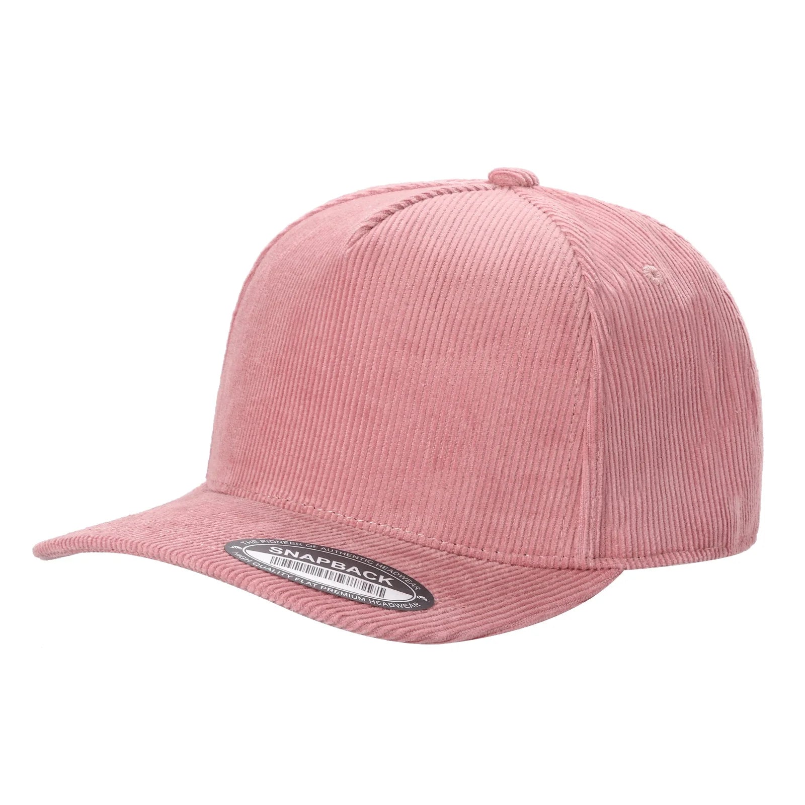 51>Corduroy 5Panel Blank Baseball Cap Solid