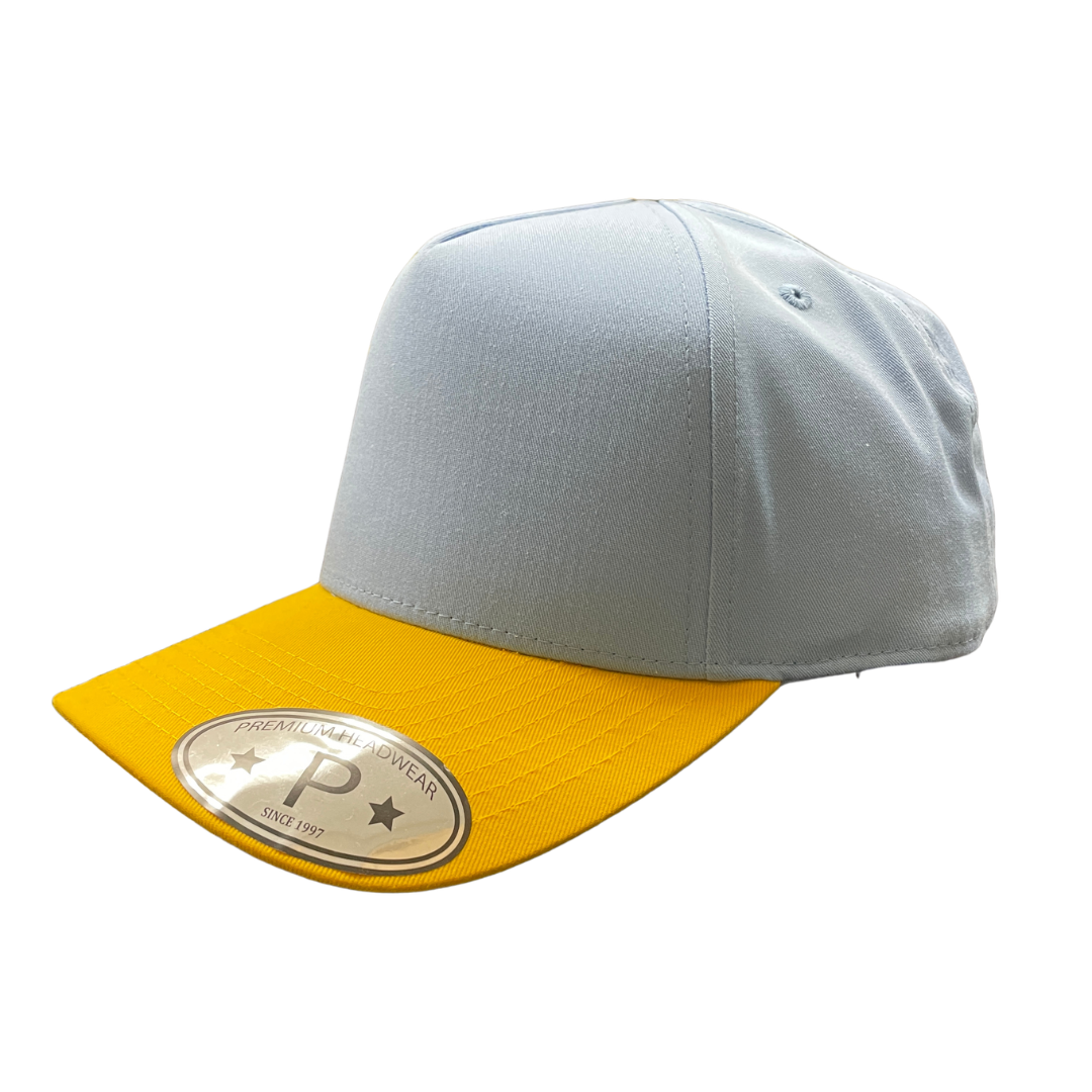 TCTAN-PC-5PANEL 2TONE SNAP BACK HATS-PREPACK-$6.50 (DISPLAY SAMPLE)
