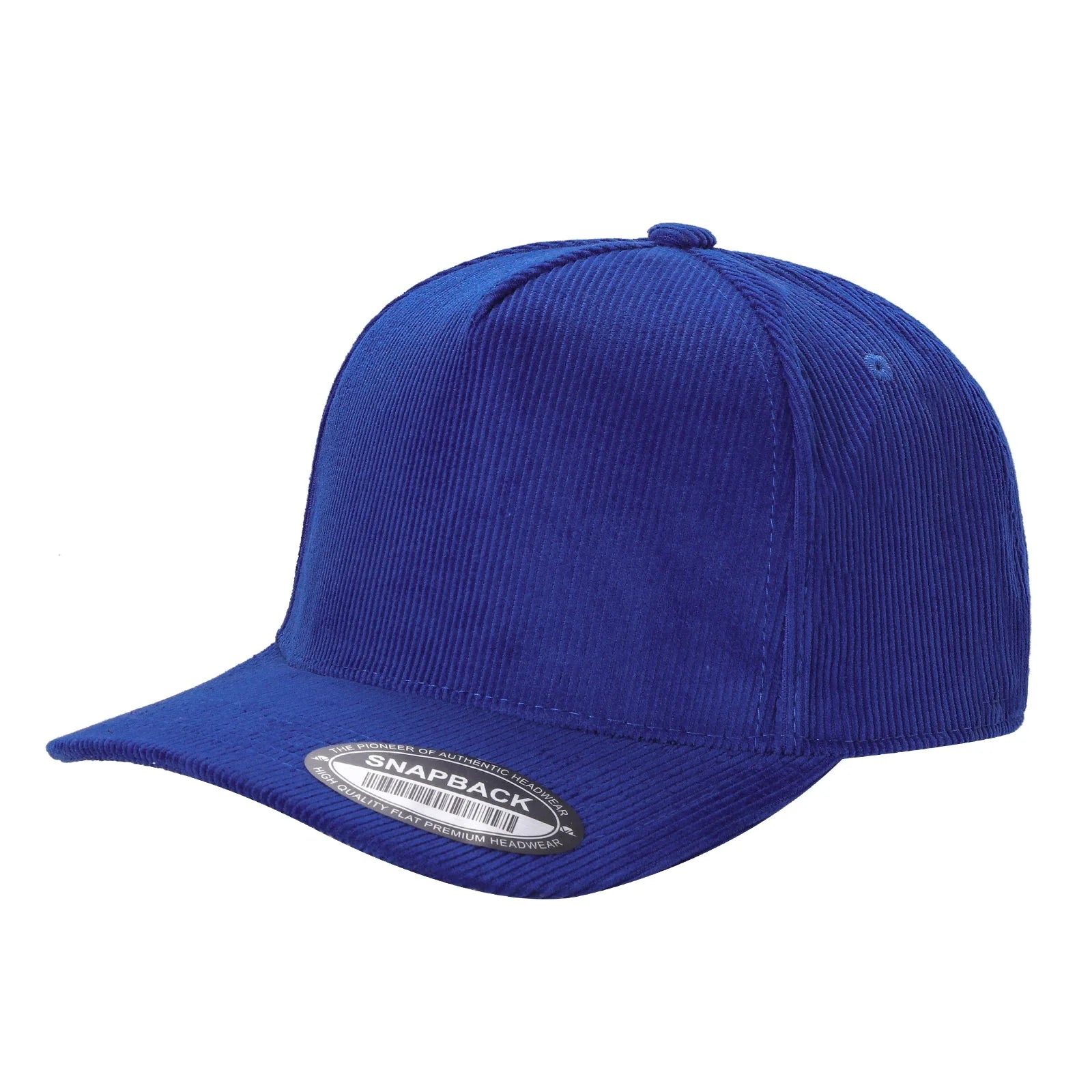 51>Corduroy 5Panel Blank Baseball Cap Solid