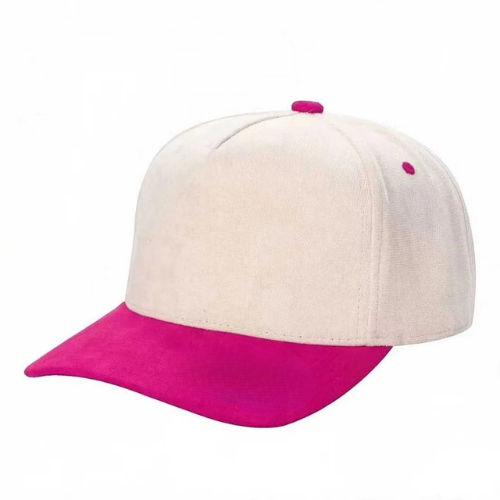 5Panel Whole Suede Fabric Snapback Blank Hats 5suede