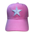 HVM-6pcs-STAR Embroidery - PINK/WHT EMB V1 - Burzip Wholesale
