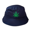 BUCKET-DZ-WITH EMBROIDERY HBC-MARIJUANA LEAVE-$5.5