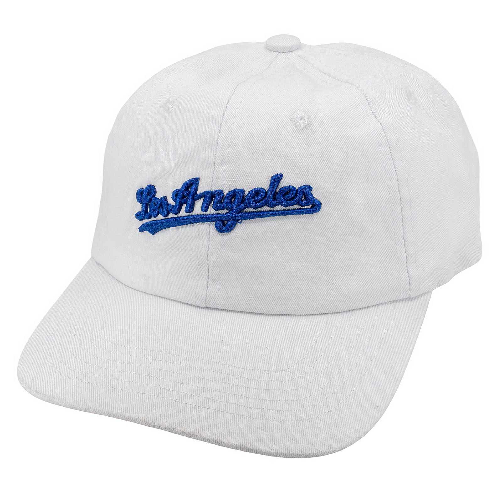 HCDH-6PK-LOS ANGELES EMBROIDERY COTTON DAD HAT HI CAP