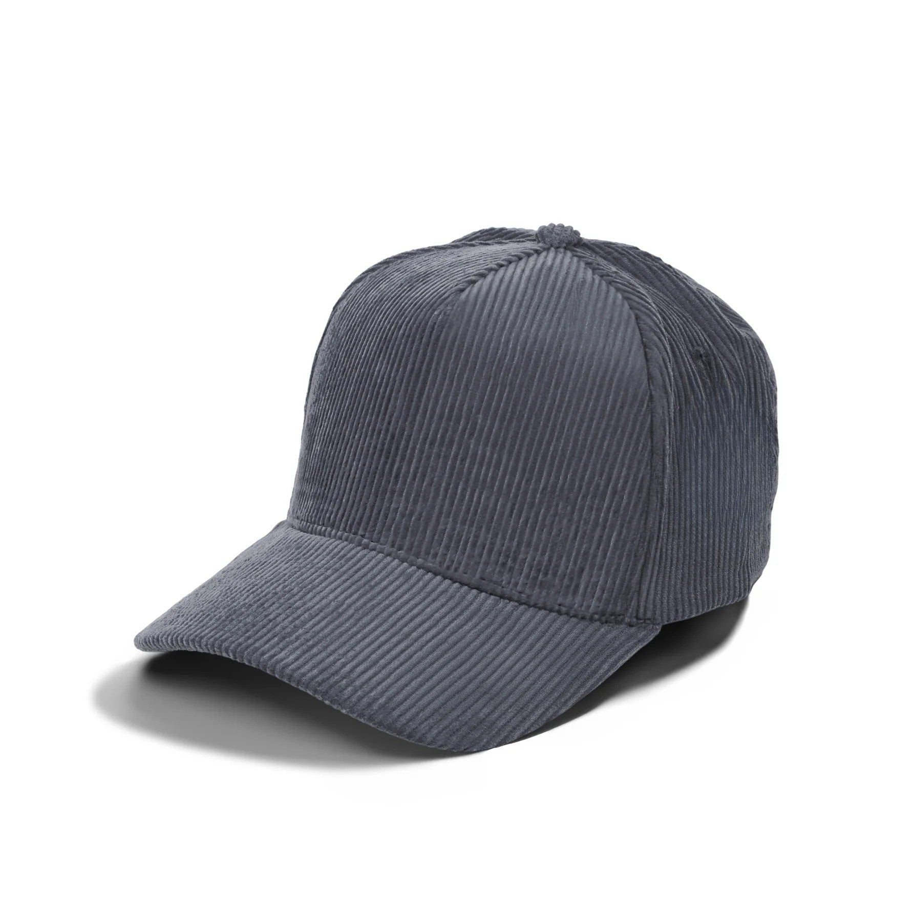 51>Corduroy 5Panel Blank Baseball Cap Solid
