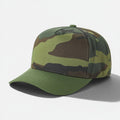 Camo Olive wholesale 5 panel camouflage blank adjustable cap for embroidery and custom printing