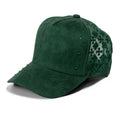 Procap 5021 5 Panel Distressed Baseball Cap Dark Green