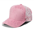 Procap 5021 5 Panel Distressed Baseball Cap Pink