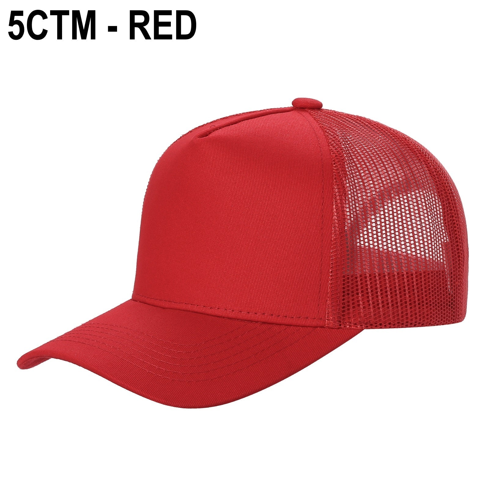 5CTM - 5PANEL HAT WITH MESH BACK CURVE BRIM