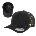 5Panel Suede Fabric Cap with Satin Gilding 5sstg