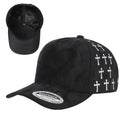5Panel Suede Fabric Cap with Satin Gilding 5sstg