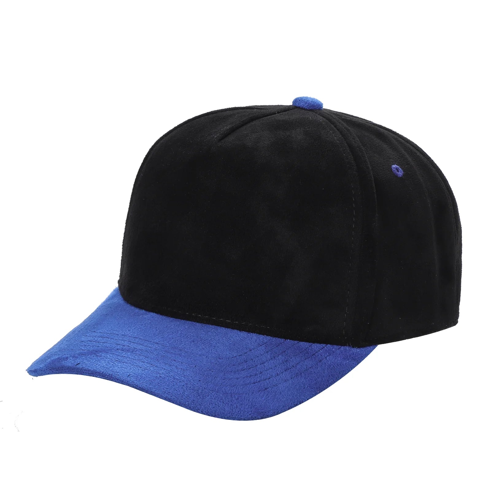 5Panel Whole Suede Fabric Snapback Blank Hats 5suede
