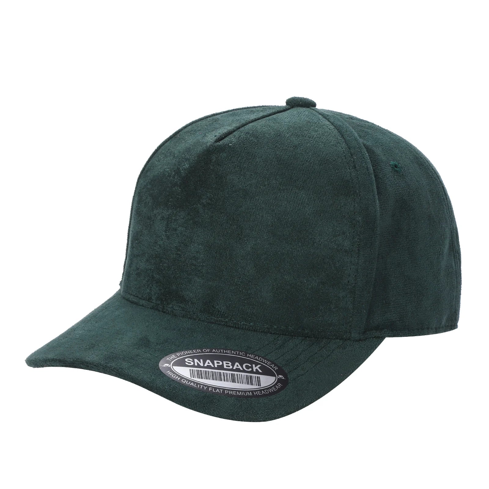 5SUEDE - SOLID SUEDE FABRIC 5PANEL BALLCAP 5SUEDE