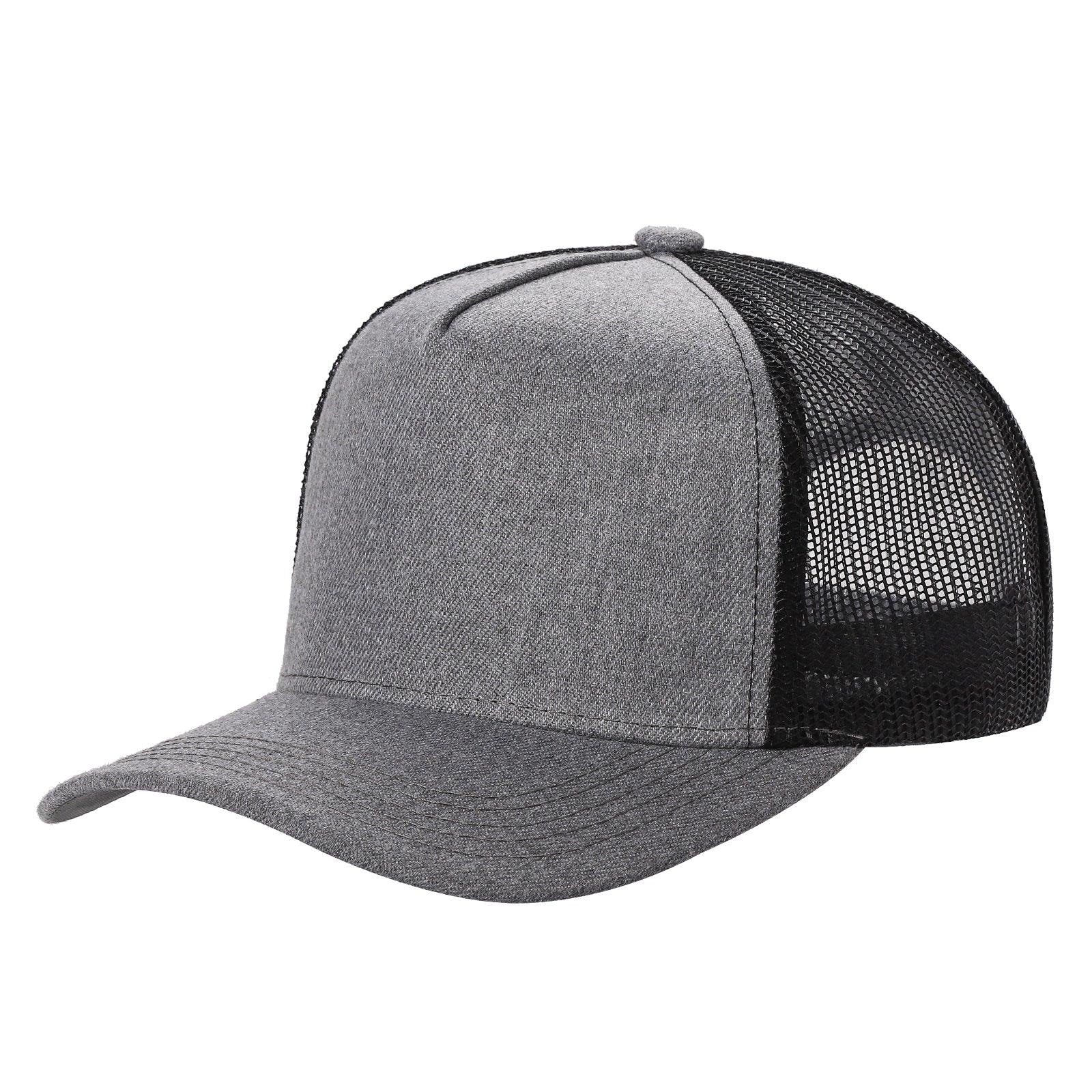 5CTM - 5PANEL HAT WITH MESH BACK CURVE BRIM