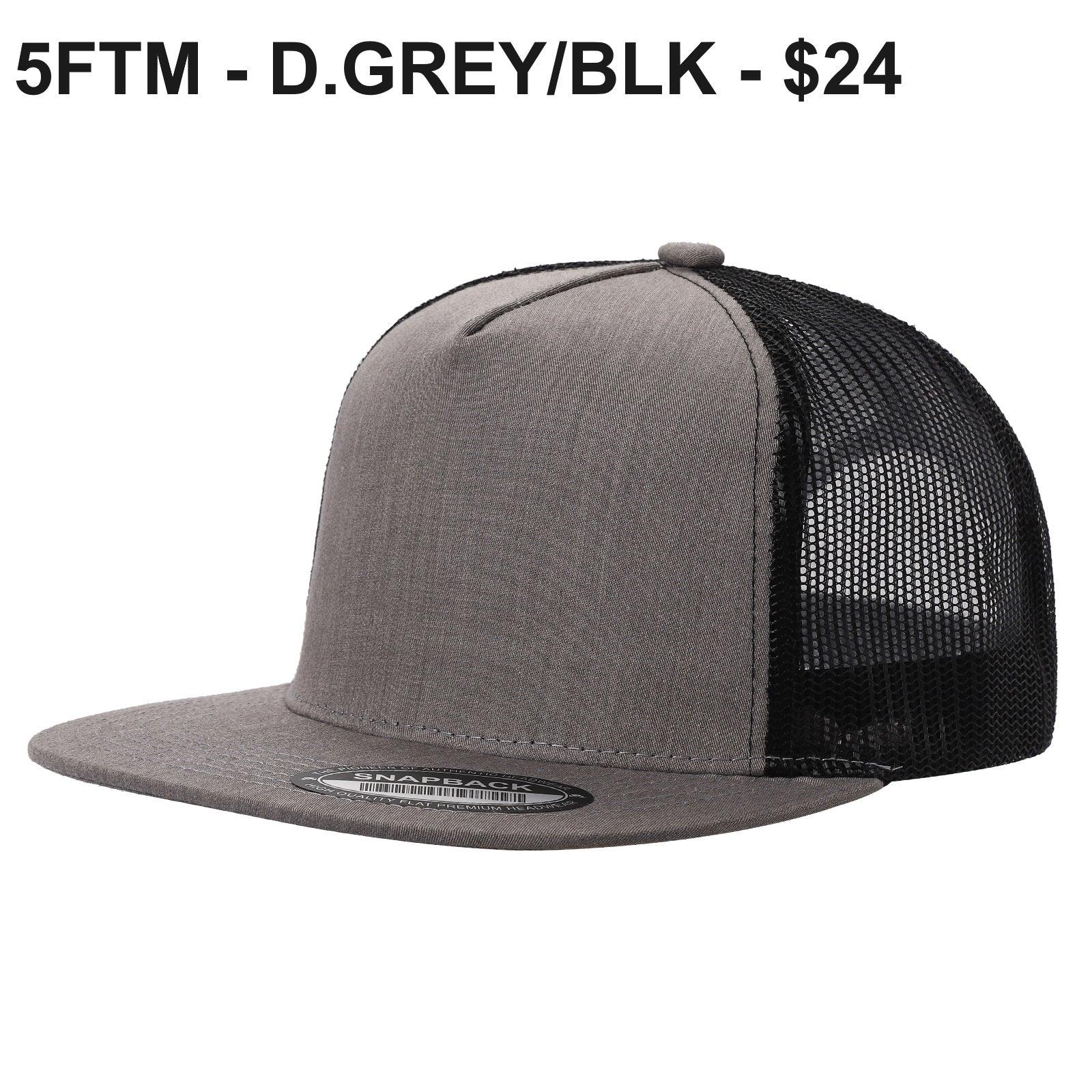 5FTM - Solid & 2-Tone Cotton/Poly Hat