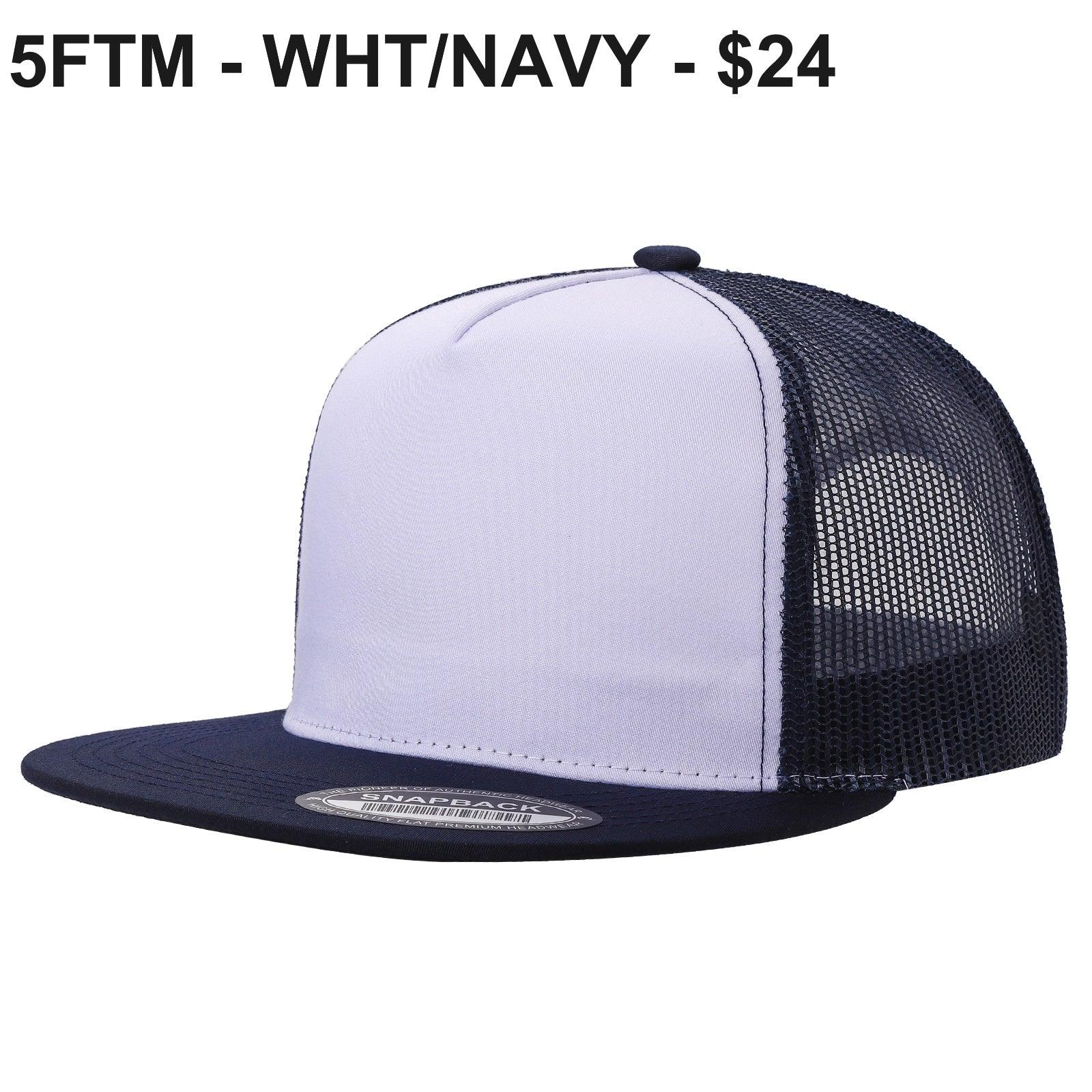 5FTM - Solid & 2-Tone Cotton/Poly Hat