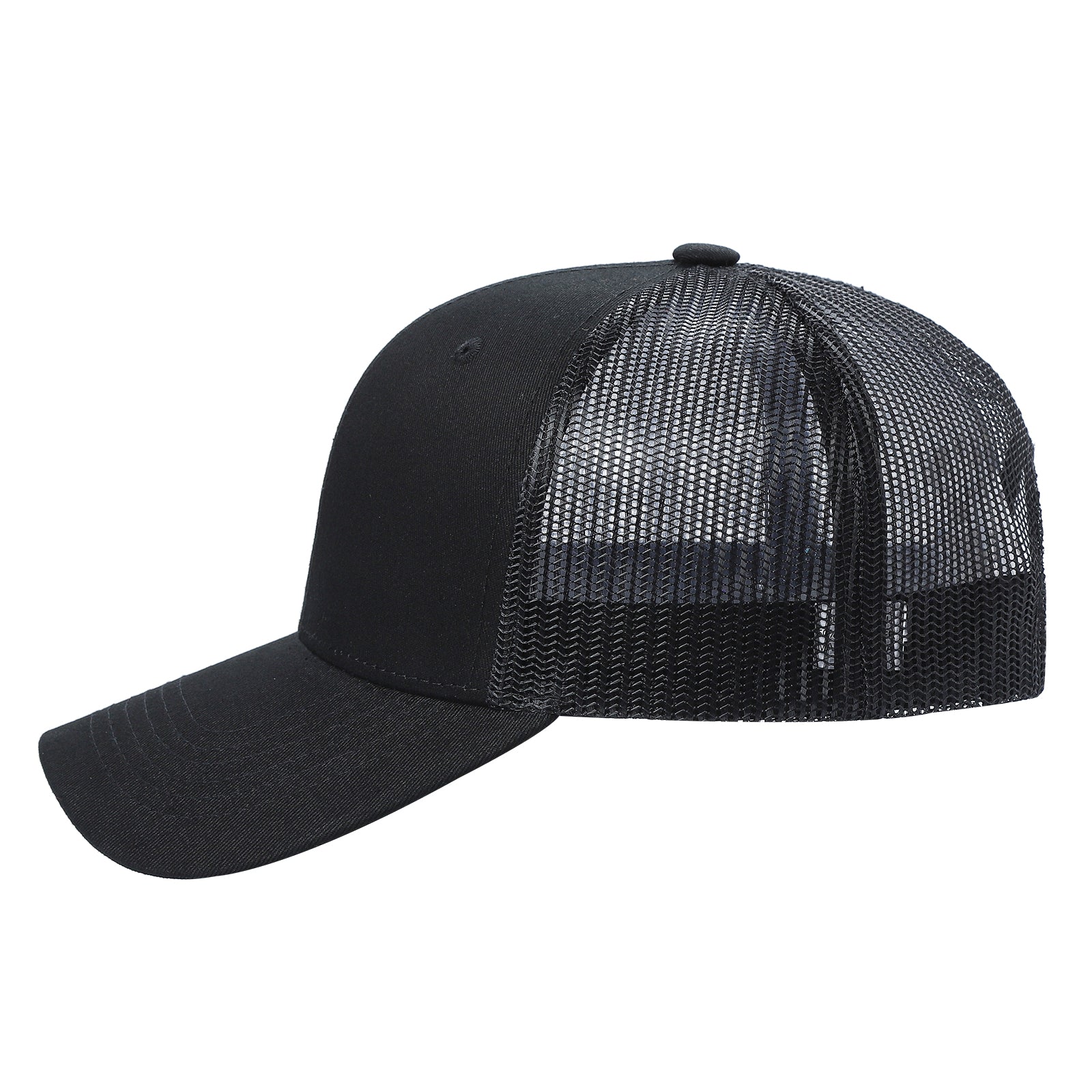 6CTM - 2tone 6 Panel Curve Trucker Mesh Hat