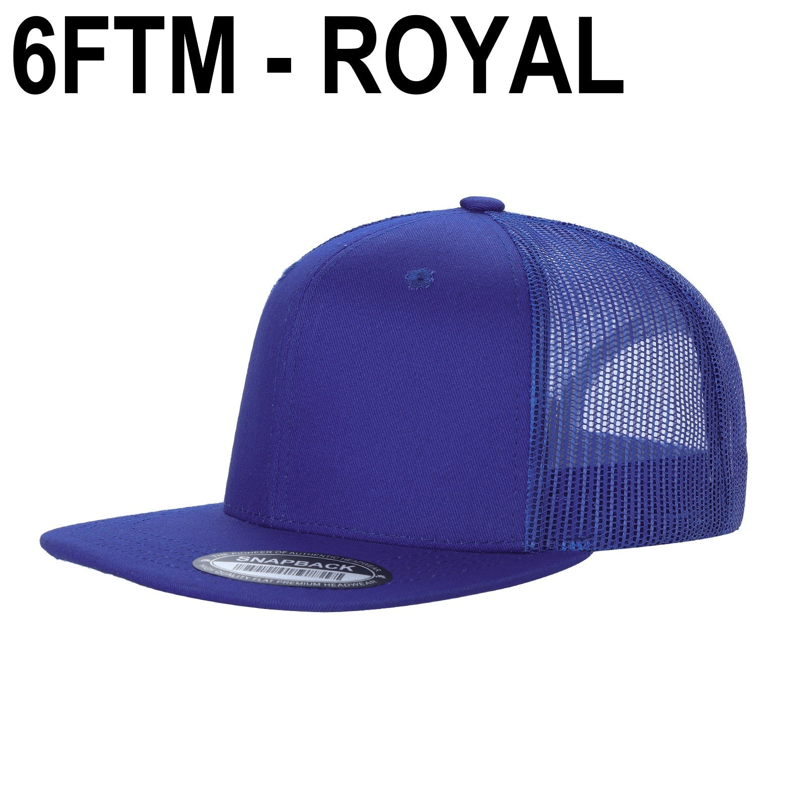 6FTM - 6 Panel Flat Bill