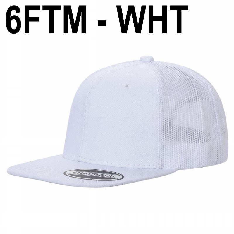 6FTM - 6 Panel Flat Bill