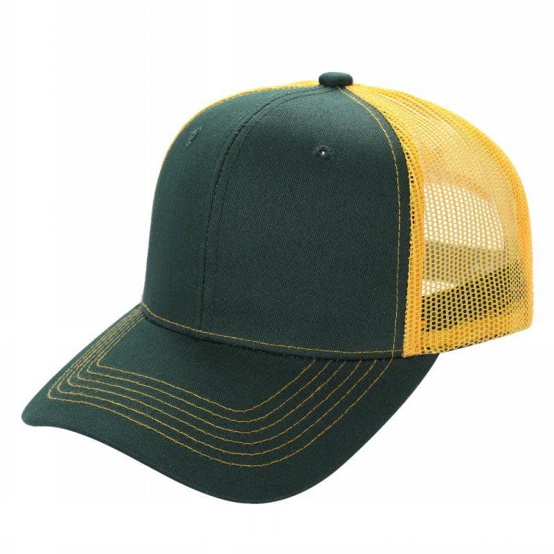 6CTM - 6 Panel Curve Trucker Mesh 2-Tone Hat