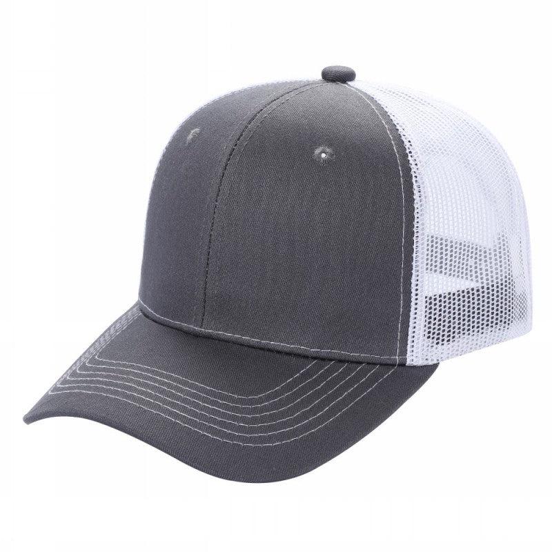 6CTM - 6 Panel Curve Trucker Mesh 2-Tone Hat