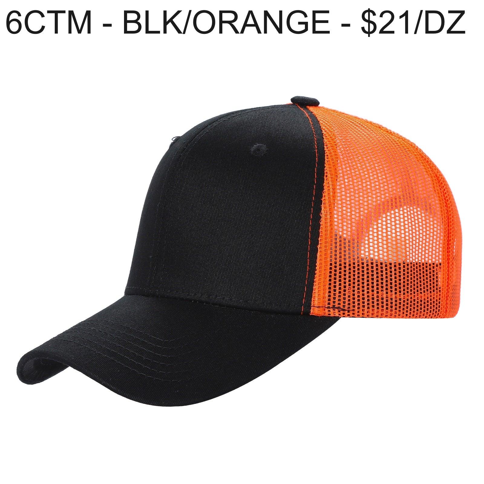 6CTM - 6 Panel Curve Trucker Mesh 2-Tone Hat