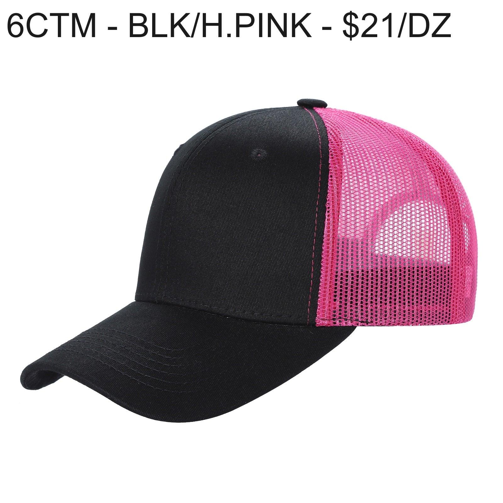 6CTM - 6 Panel Curve Trucker Mesh 2-Tone Hat