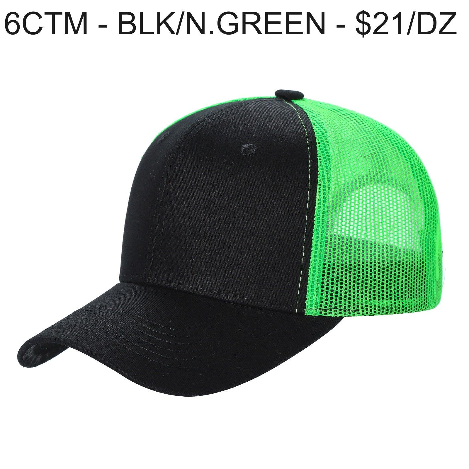 6CTM - 6 Panel Curve Trucker Mesh 2-Tone Hat