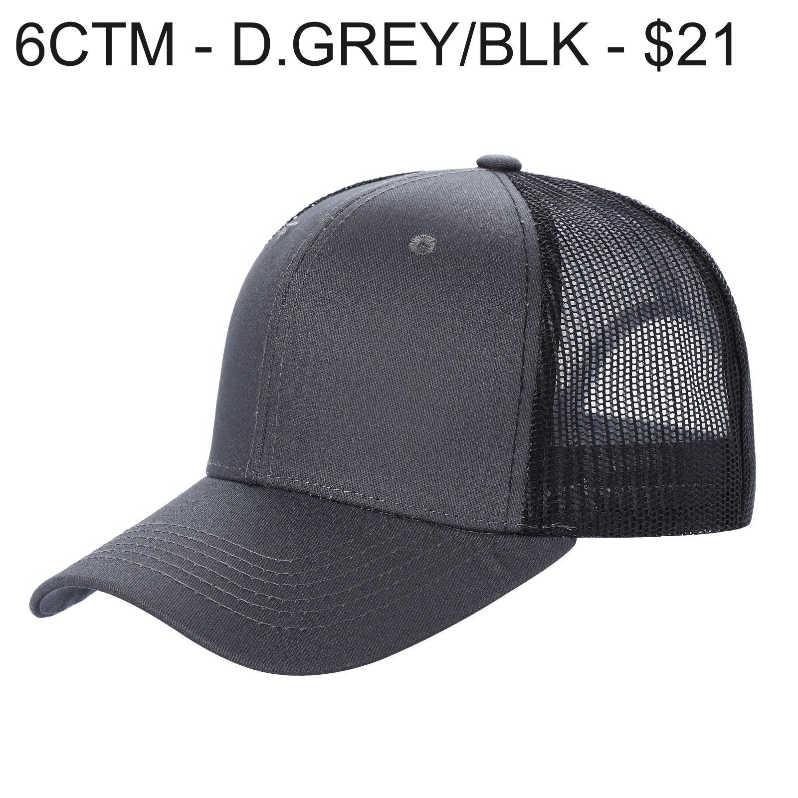 6CTM - 6 Panel Curve Trucker Mesh 2-Tone Hat