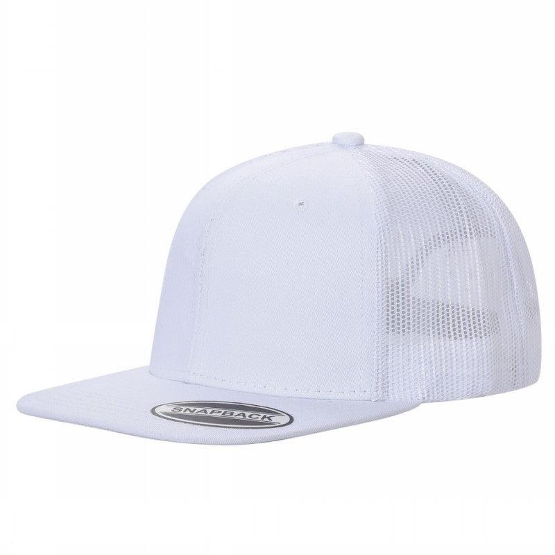 6CTM - 6 Panel Curve Trucker Mesh Solid Hat