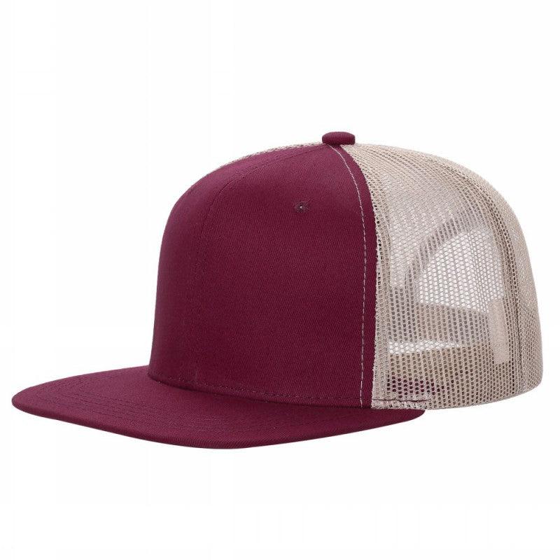 6FTM - 6 Panel Flat Trucker Mesh 2-Tone Hat