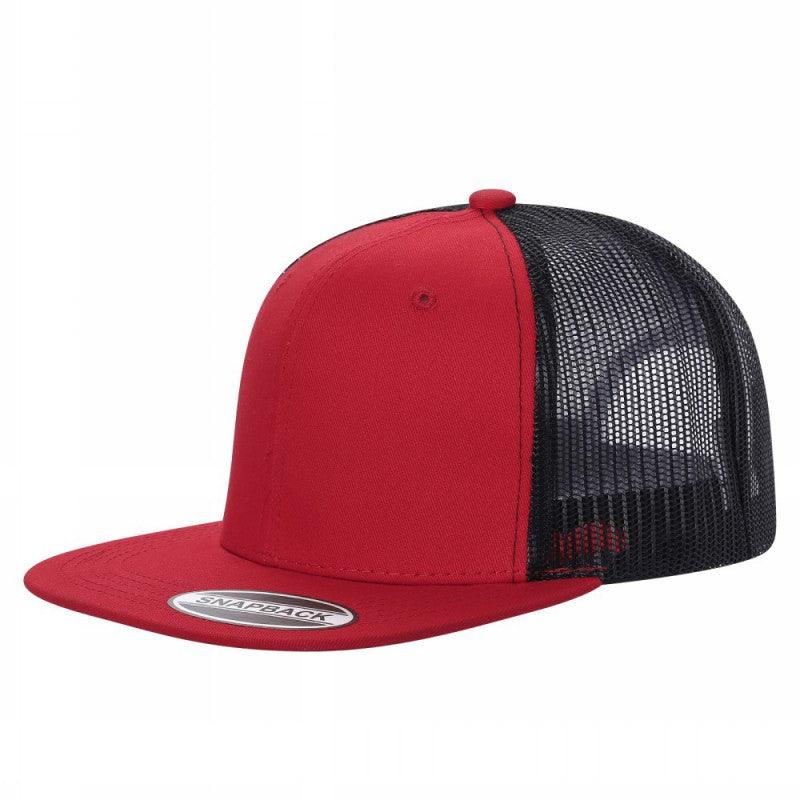 6FTM - 6 Panel Flat Trucker Mesh 2-Tone Hat