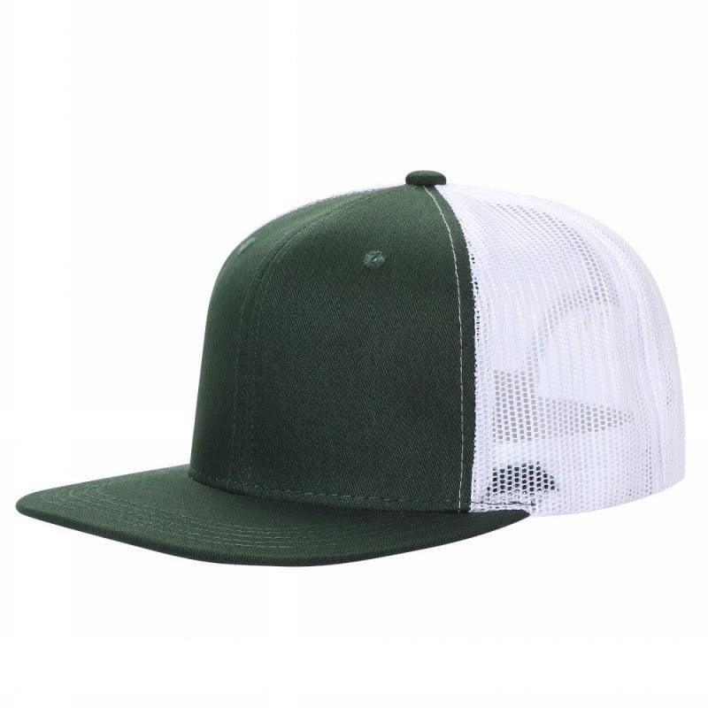 6FTM - 6 Panel Flat Trucker Mesh 2-Tone Hat