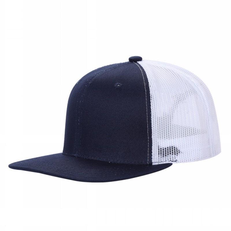 6FTM - 6 Panel Flat Trucker Mesh 2-Tone Hat