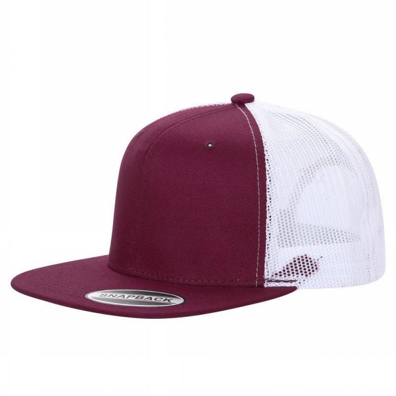 6FTM - 6 Panel Flat Trucker Mesh 2-Tone Hat