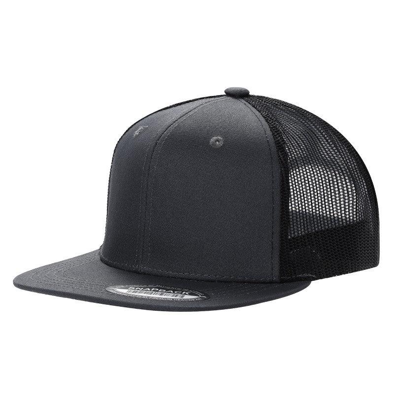 6FTM - 6 Panel Flat Trucker Mesh 2-Tone Hat