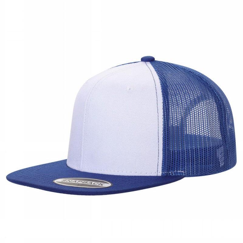 6FTM - 6 Panel Flat Trucker Mesh 2-Tone Hat