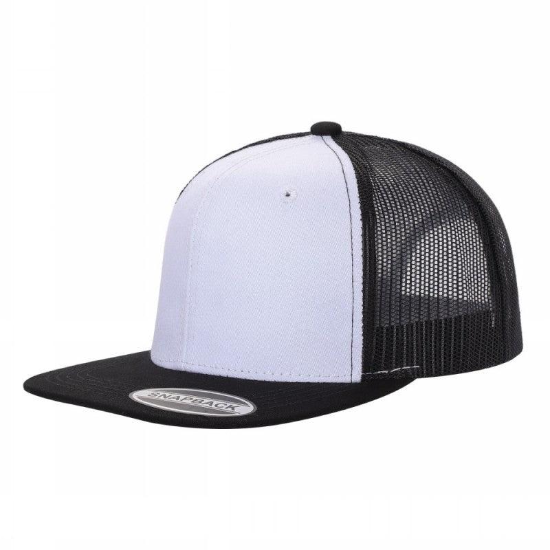 6FTM - 6 Panel Flat Trucker Mesh 2-Tone Hat