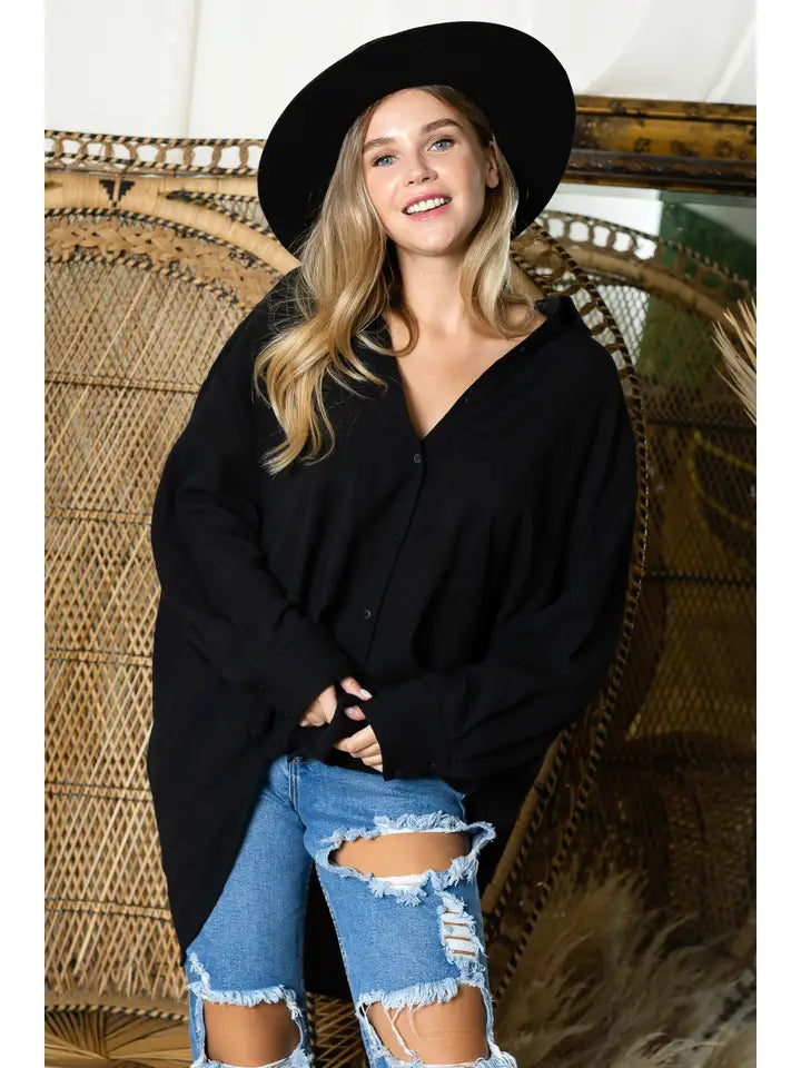 ST0105-PK3-WASHED OVERSIZED BUTTON UP SHIRTS-$18 (SML:111=3PCS)