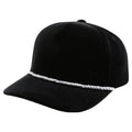 5VV-1PC-VELVET 5PANEL ROPE SNAPBACK-VV10-$11.50/pc