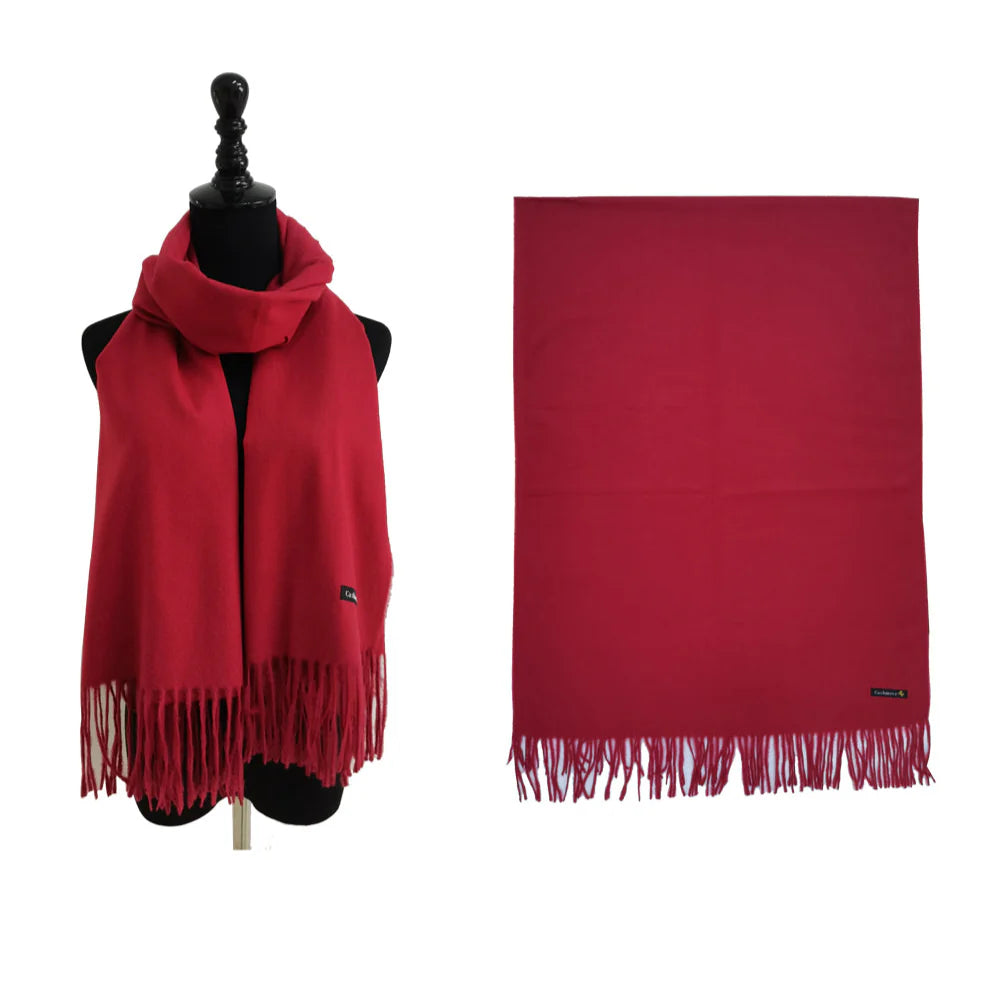 Cashmere Feel Plain Scarves 4670