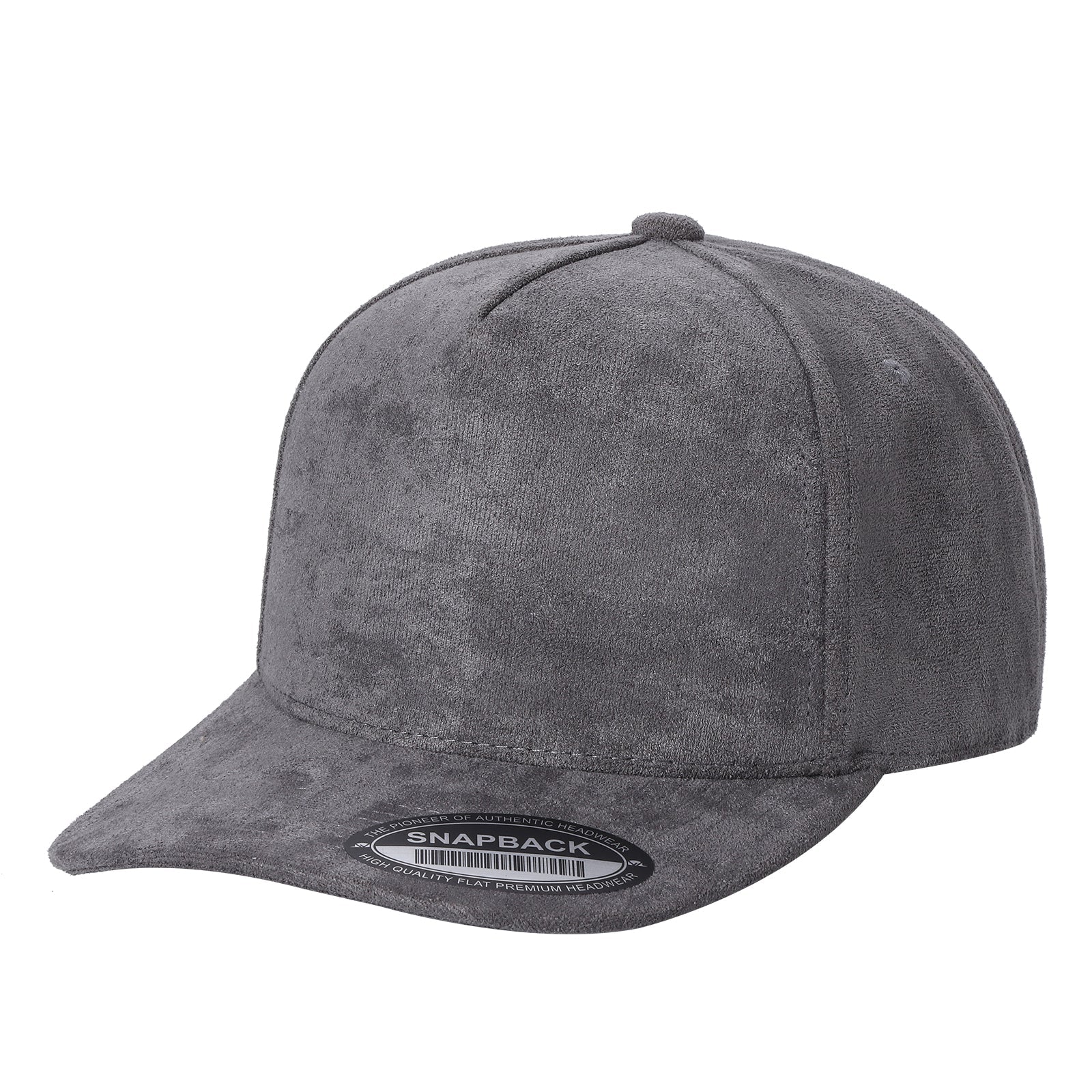 5SUEDE - SOLID SUEDE FABRIC 5PANEL BALLCAP 5SUEDE