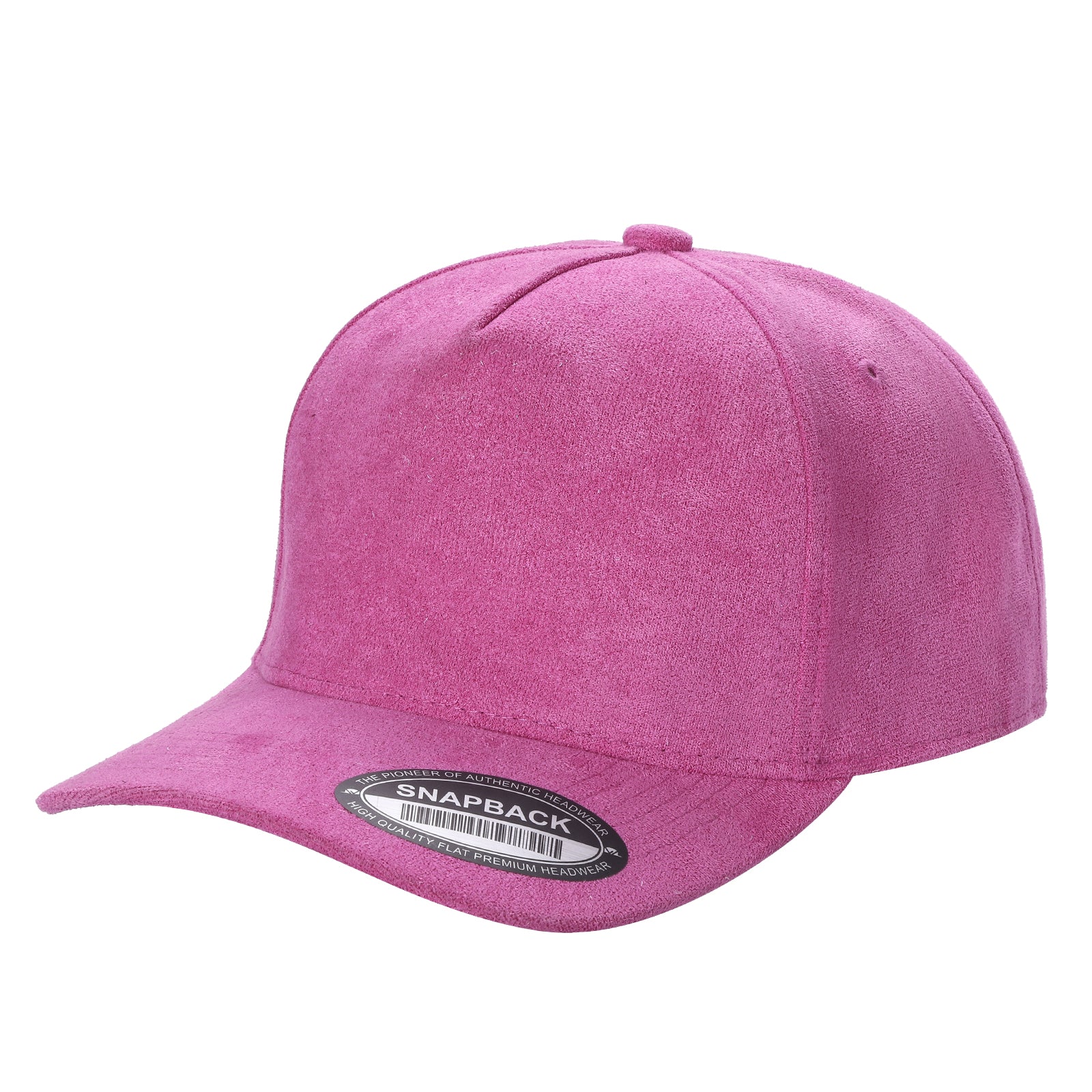 5SUEDE - SOLID SUEDE FABRIC 5PANEL BALLCAP 5SUEDE